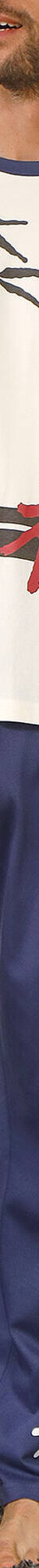 Pyjama pantalon motif bambou manches longues (écru / indigo) Pyjama pantalon motif bambou manches longues (écru / indigo)